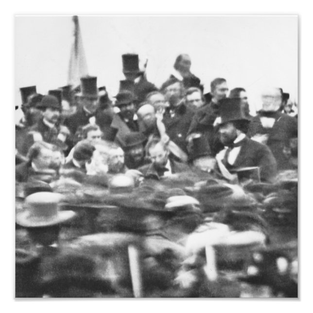 Foto Discurso de Gettysburg de Abe Lincoln: Fim da Guer (Frente)