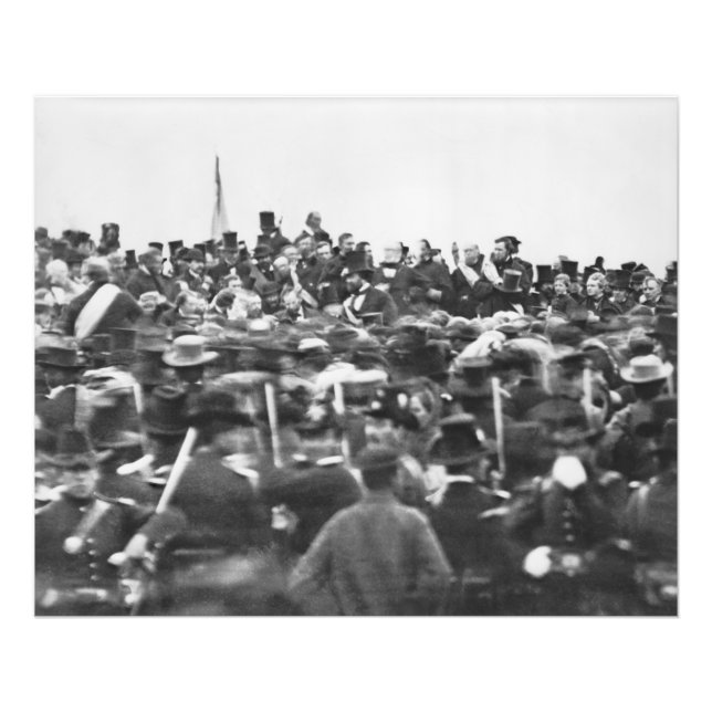Foto Discurso de Gettysburg de Abe Lincoln: Fim da Guer (Frente)
