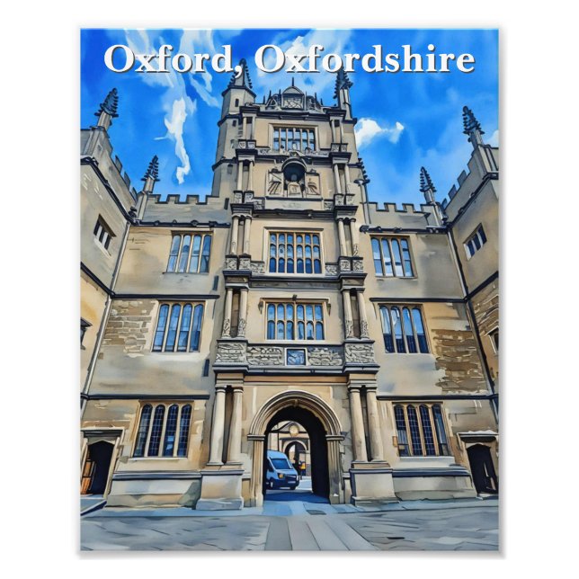 Foto Divindade em Stone - Biblioteca Bodleian, Oxford (Frente)