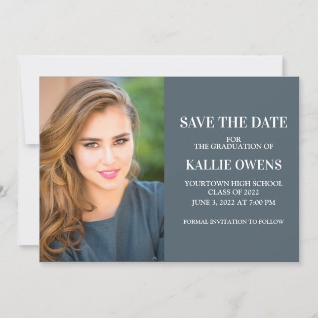 Foto do Anúncio da Data de Salvamento da Graduação (Frente)