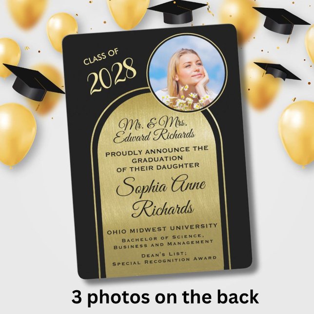 Foto do Anúncio de Graduação Preta dos Pais (Criador carregado)