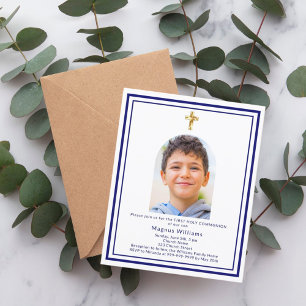 Foto do arco azul marinho Primeiro convite da Comu