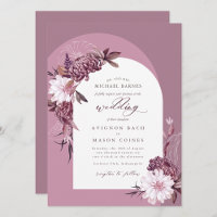 Foto do Arco Floral de Lavanda Inglesa Boêmia