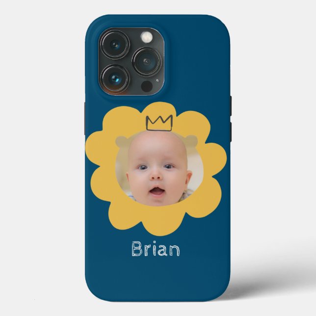 Foto Do Bebê Lion Cute (Verso)