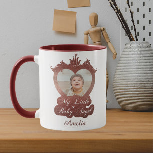 Foto Do Bebê Personalizada, Pequena Caneca Vermelh
