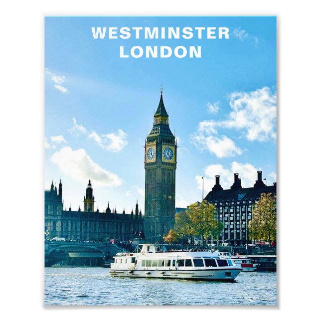 Foto do Big Ben Westminster London Thames (Frente)