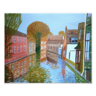 Foto do canal de Bruges