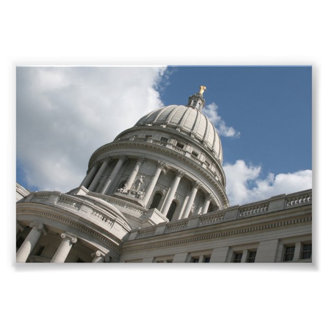 Foto do Capitólio de Wisconsin (Frente)