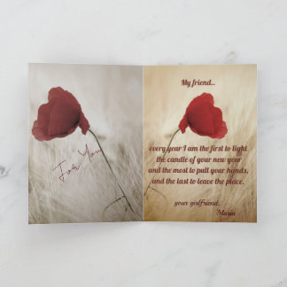 Foto do cartão de aniversário Preto e branco perso