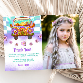 Foto do Cartões de agradecimentos Floral do Groovy