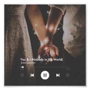 Foto do Casal de Música Personalizada do Dia de os