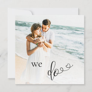 *~* FOTO DO Casal QR RSVP - Convite de Casamento A
