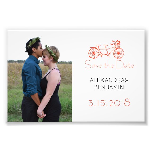 Foto do casamento do orçamento moderno salvar a da (Frente)