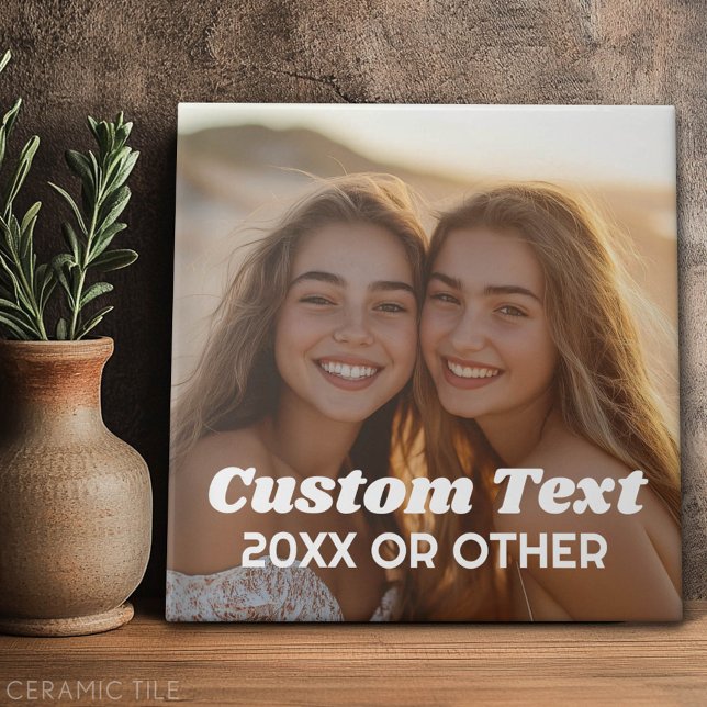Foto do cheio - com texto personalizado (Custom Tile)