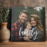 Foto do cheio - Texto da família de scripts person<br><div class="desc">Uma maneira divertida de capturar memórias e compartilhá-las com amigos. Adicione uma foto e sua legenda favorita para fazer um presente legal para os amigos. Está disponível uma linha de segundo para registrar o ano ou adicionar qualquer outro texto.</div>