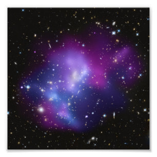 Foto do Cluster da Galáxia Roxa