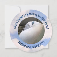 Foto do Convite de festas do Cachorro Dormindo