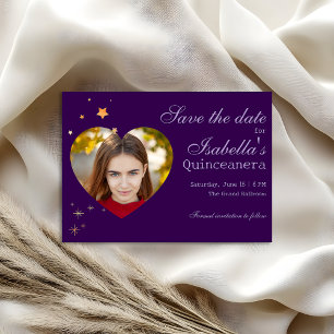 Foto do coração Gótico Glam Quince Foil