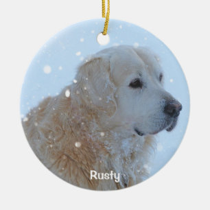 Foto do costume dos enfeites de natal do golden