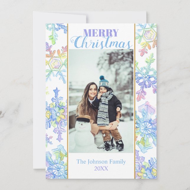 Foto do Floco de Neve de inverno da Pastel Waterco (Frente)