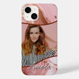 Foto do Glam Sparkle do Rosa Dourado Marble