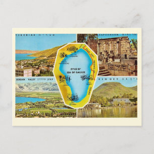 Foto do Mar da Galileia - Cartão Postal