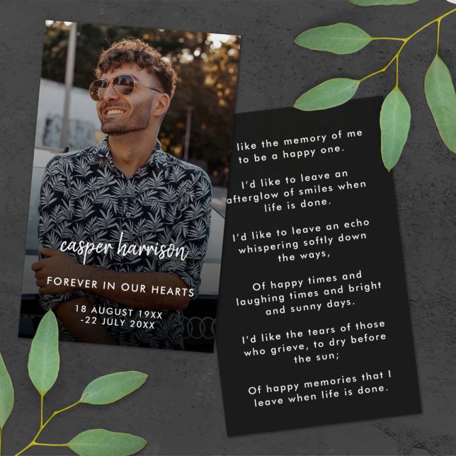 Foto do Memorial Moderno Cartão de Oração do Poema (Criador carregado)