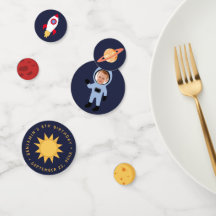 Foto do menino astronauta Aniversário Espaço Exter