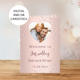 Foto do menu do programa de boas-vindas em ouro ro