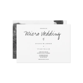 Foto do Micro Casamento Preto - Branco Horizontal