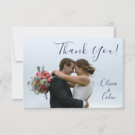 Foto do Noivo e da Noiva de Agradecimento de Casam