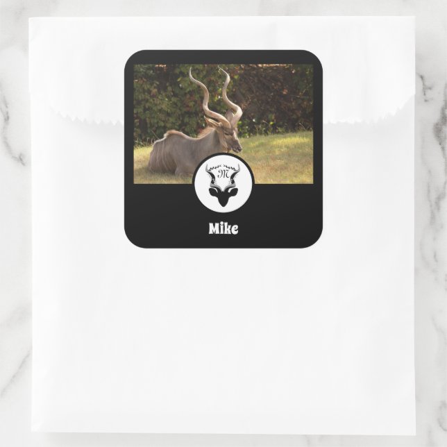 Foto do Nome de etiqueta Antelope Silhouette (Bolsa)