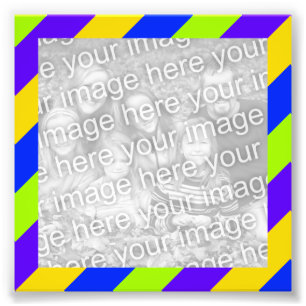 Foto do quadro de faixas brilhantes