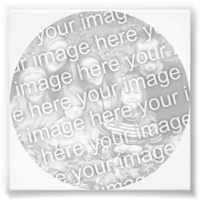 Foto do quadro do círculo branco (Frente)