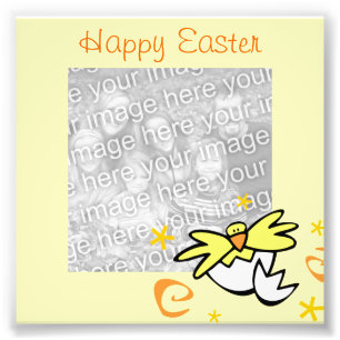 Foto do quadro do pintinho da páscoa