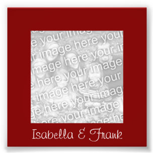 Foto do quadro maroon