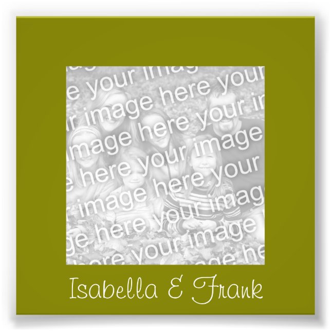 Foto do quadro Olive (Frente)