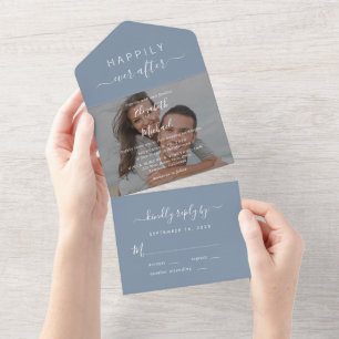 Foto do Script Chic 0verlay Dusty Blue Weding