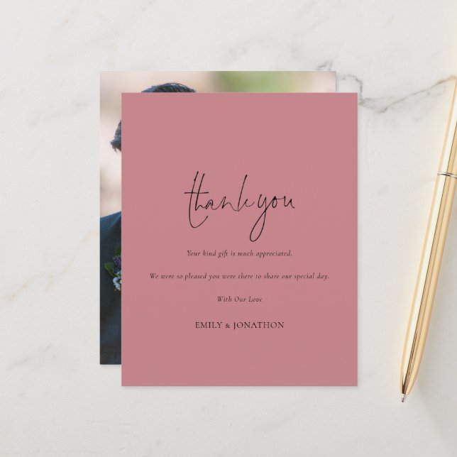 Foto do Script de Orçamento Dusty Rosa Weding Obri (Frente/Verso In Situ)