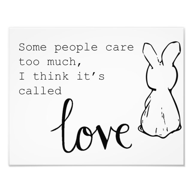 Foto Doce coelho Poster (Frente)