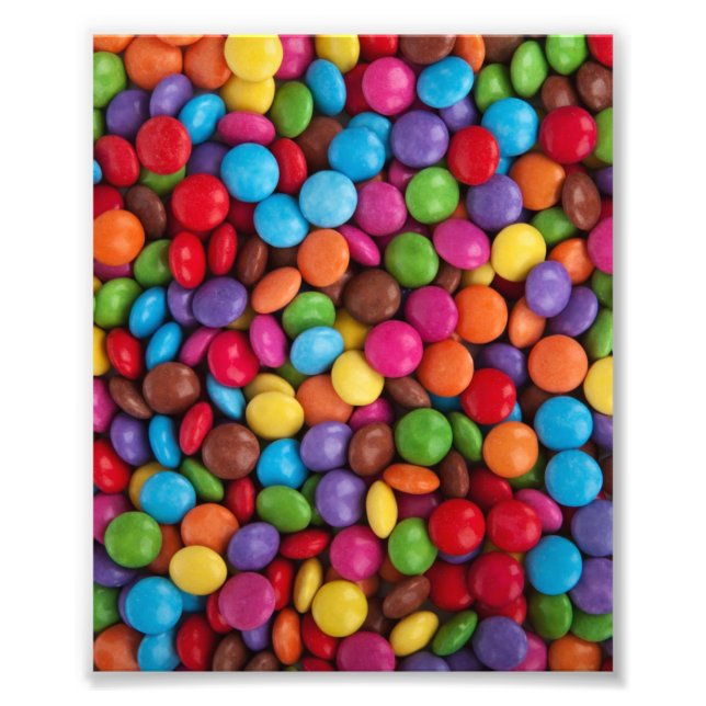 Foto Doce de Chocolate Colorido (Frente)