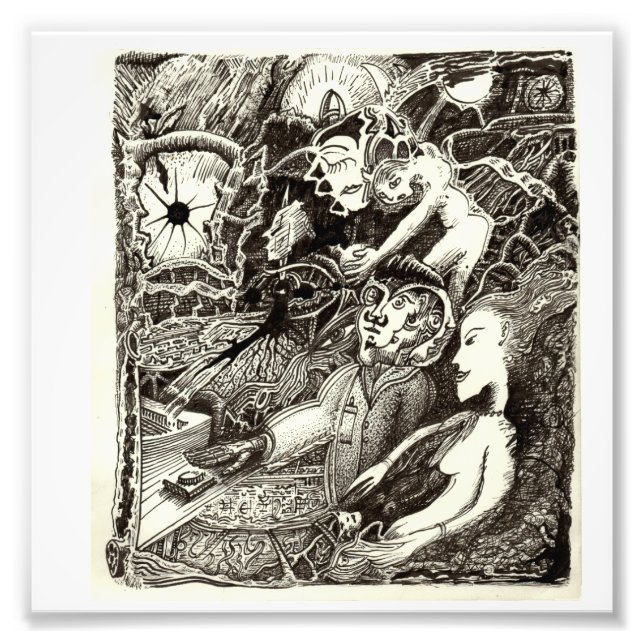 Foto Dois mundos, por Brian Benson Photo Impressão (Frente)