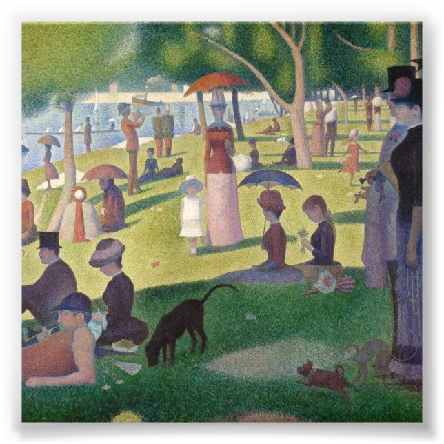 Foto Domingo à tarde na ilha de La Grande Jatte (Frente)