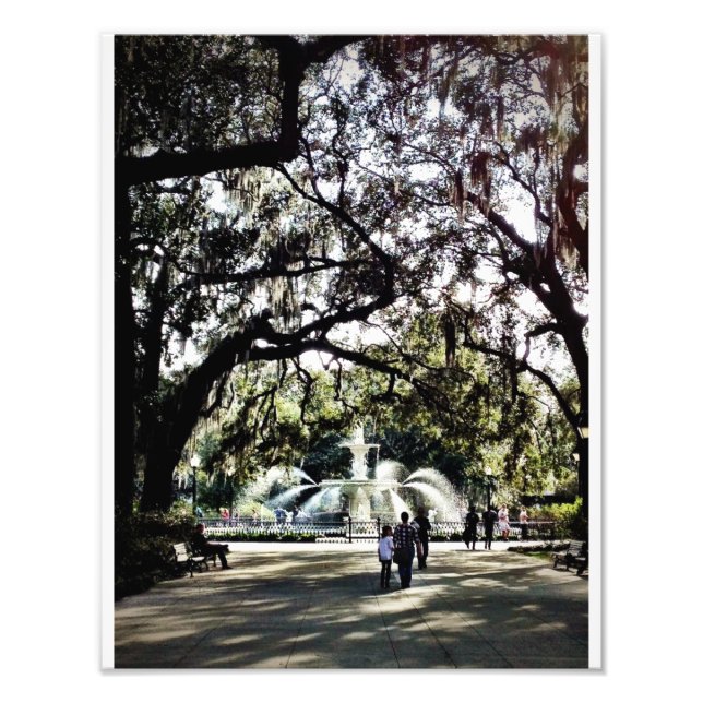 Foto Domingo no Forsyth Park, Savannah (Frente)
