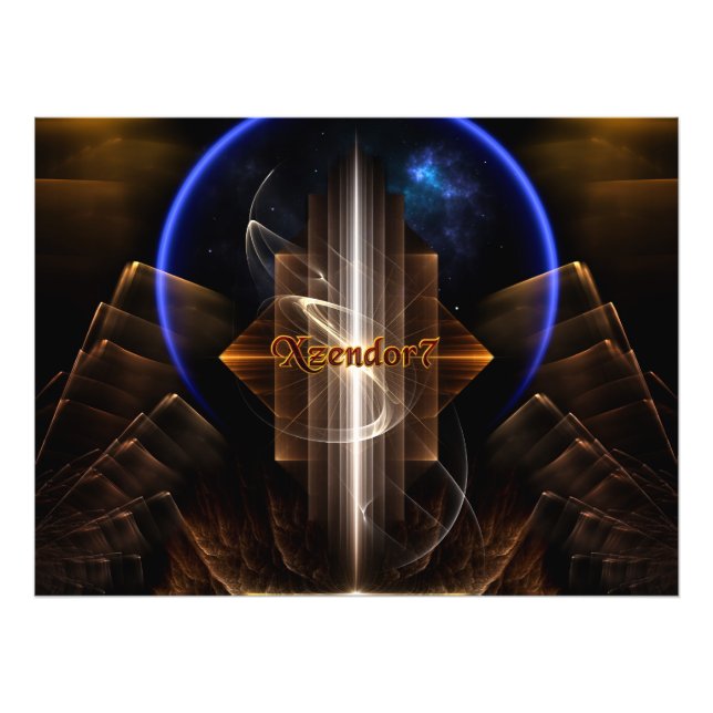 Foto Domínio Artrilliano Da Arte Fractal Xzendor7 (Frente)