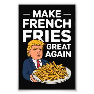 Foto Donald Trump 2024 Faça a Batata Frita Grande Novam