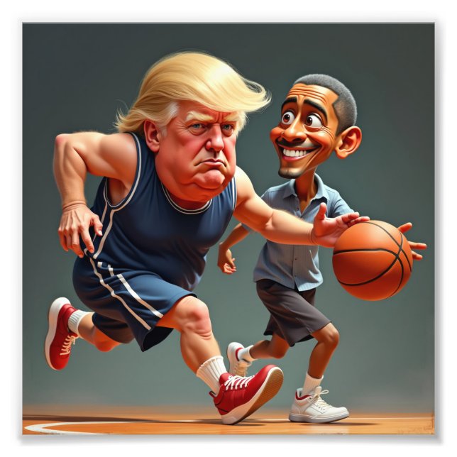 Foto Donald Trump Barack Obama (Frente)
