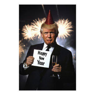 Foto Donald Trump celebra o Ano Novo em Estilo