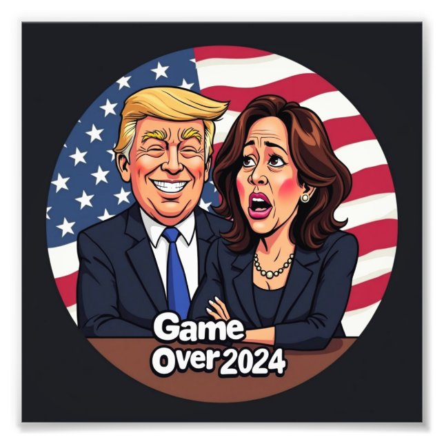 Foto Donald Trump Kamala harris (Frente)