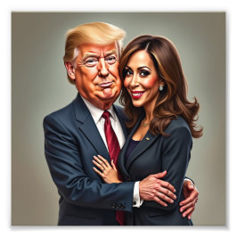 Foto Donald Trump Kamala harris